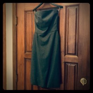 Club Monaco strapless, pocketed wool dress, Sz 10